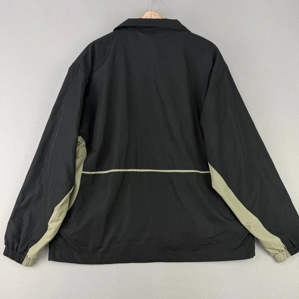 Vantage 3-in-1 Jacket Men Large Black Full-Zip Windbreaker Fleece Lined 90s VTG